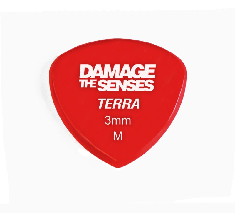 Acrylic Pick - Terra 3mm (Red) Damage The Senses