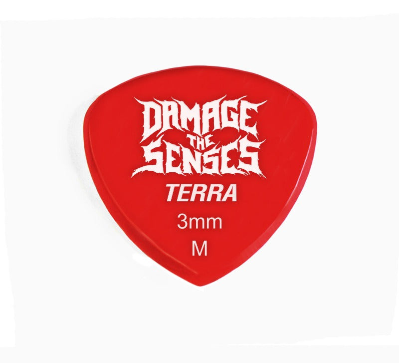 Acrylic Pick - Terra 3mm (Red) Damage The Senses