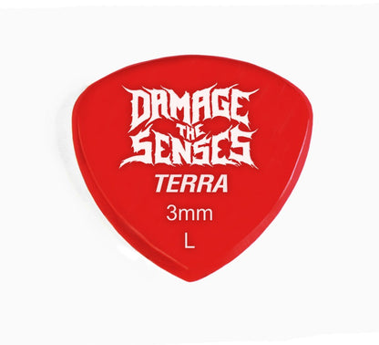 Acrylic Pick - Terra 3mm (Red) Damage The Senses