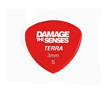 Acrylic Pick - Terra 3mm (Red) Damage The Senses