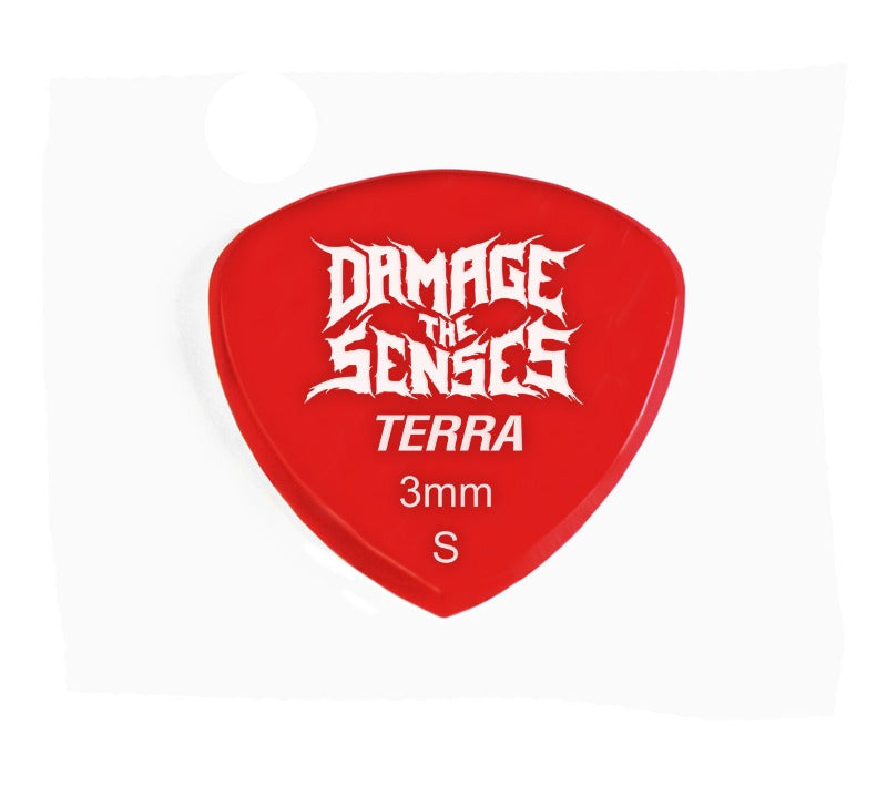 Acrylic Pick - Terra 3mm (Red) Damage The Senses