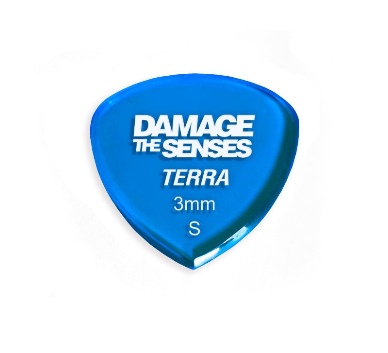 Acrylic Pick - Terra 3mm (Trans Blue) Damage The Senses