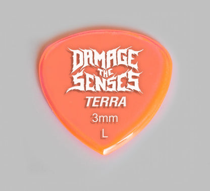 Acrylic Pick - Terra 3mm (Trans Pink) Damage The Senses