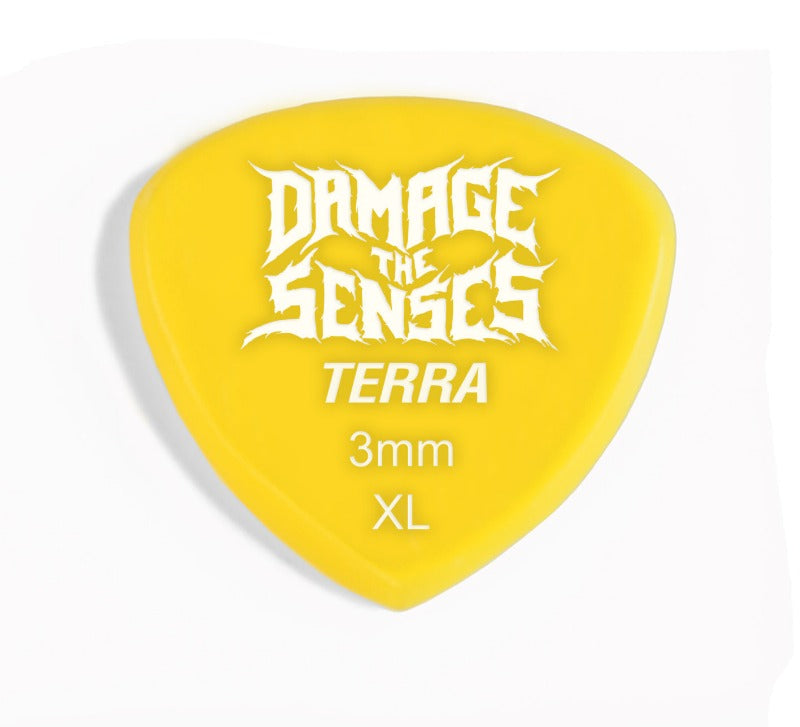 Acrylic Pick - Terra 3mm (Yellow) Damage The Senses