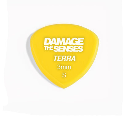 Acrylic Pick - Terra 3mm (Yellow) Damage The Senses