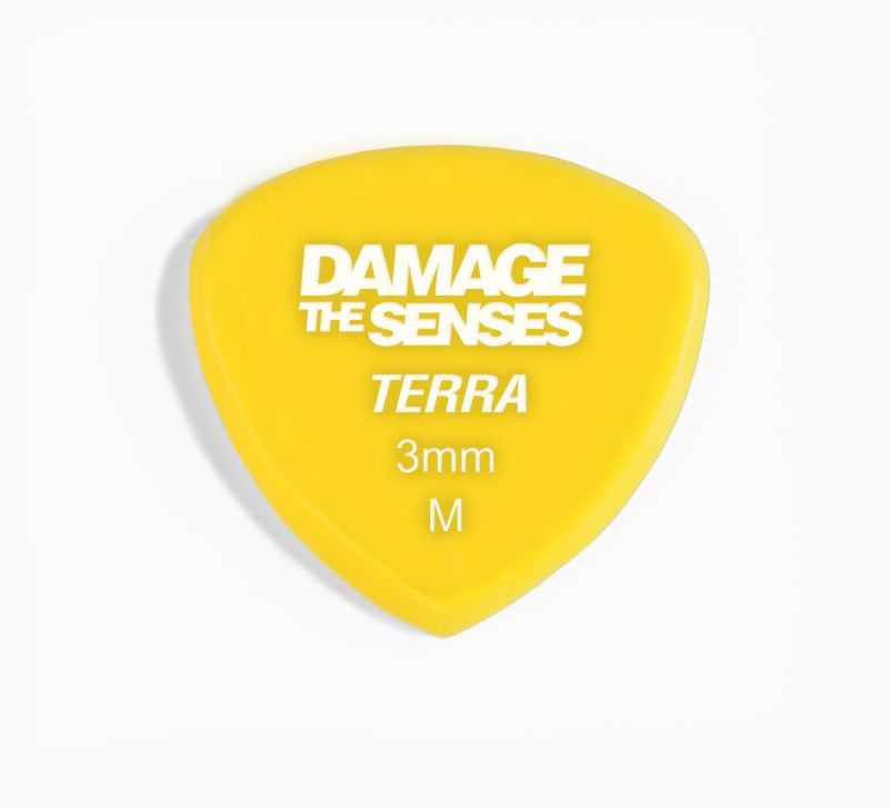 Acrylic Pick - Terra 3mm (Yellow) Damage The Senses