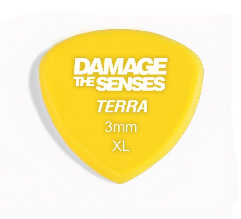 Acrylic Pick - Terra 3mm (Yellow) Damage The Senses