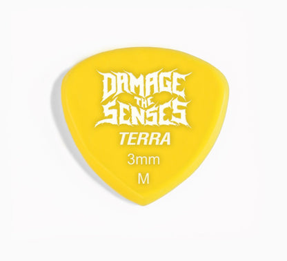 Acrylic Pick - Terra 3mm (Yellow) Damage The Senses