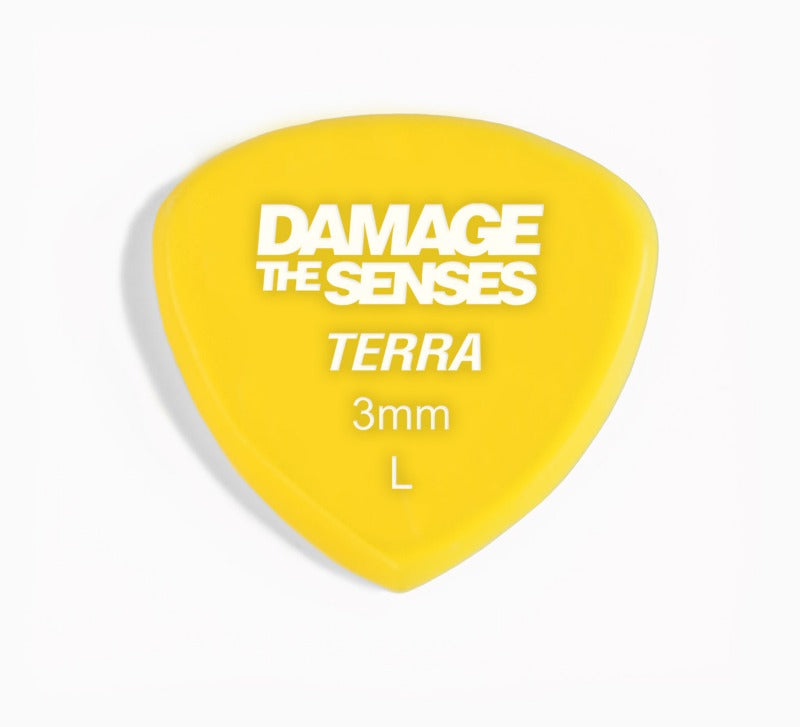 Acrylic Pick - Terra 3mm (Yellow) Damage The Senses