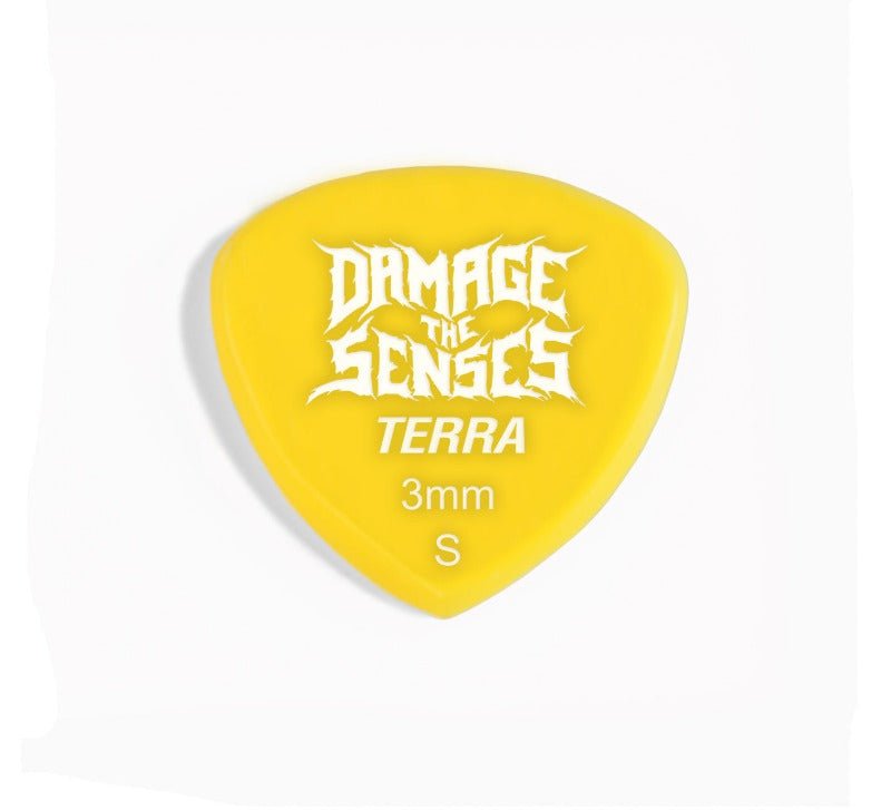 Acrylic Pick - Terra 3mm (Yellow) Damage The Senses