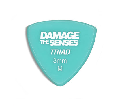 Acrylic Pick - Triad 3mm (Aqua) Damage The Senses