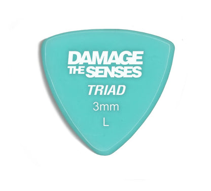 Acrylic Pick - Triad 3mm (Aqua) Damage The Senses