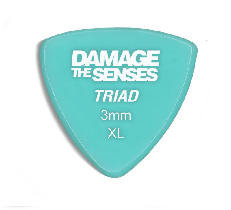 Acrylic Pick - Triad 3mm (Aqua) Damage The Senses