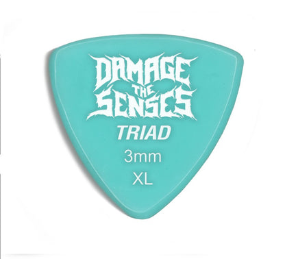 Acrylic Pick - Triad 3mm (Aqua) Damage The Senses