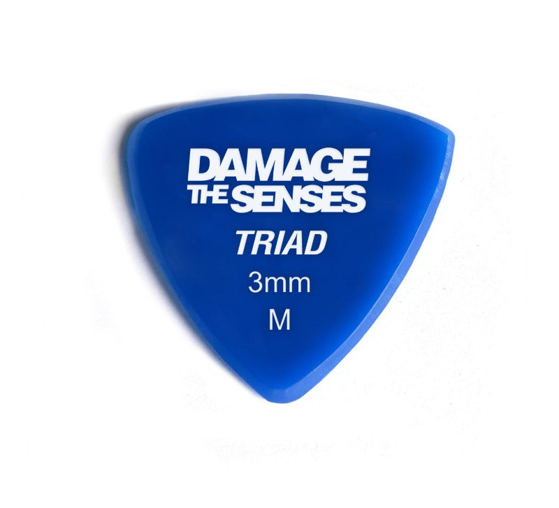 Acrylic Pick - Triad 3mm (Blue) Damage The Senses