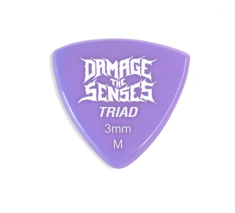 Acrylic Pick - Triad 3mm (Lavender) Damage The Senses