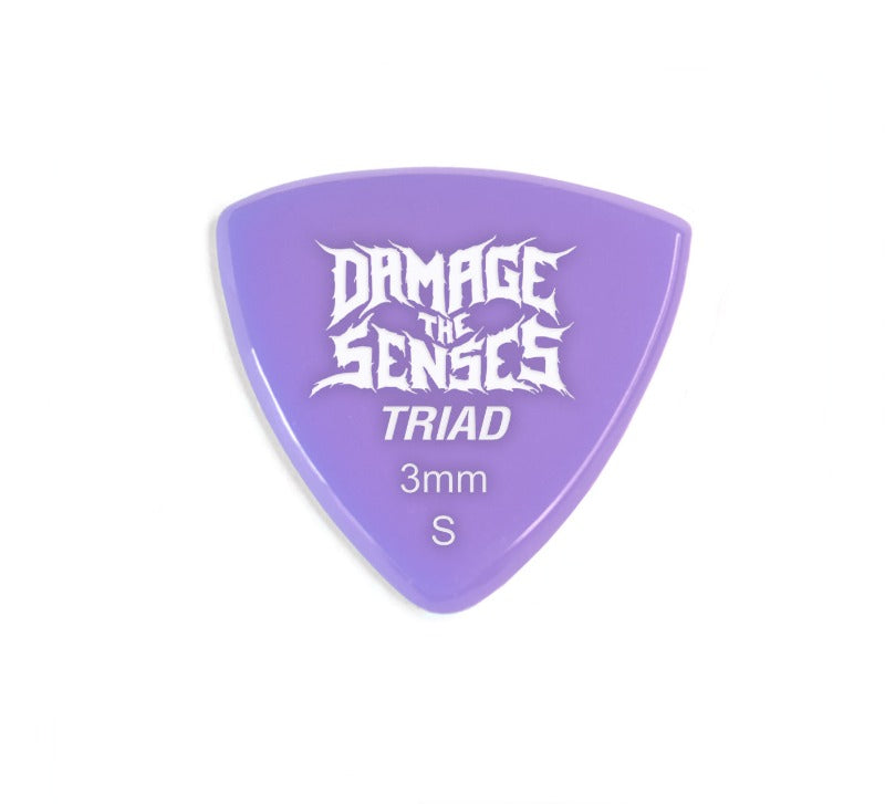 Acrylic Pick - Triad 3mm (Lavender) Damage The Senses