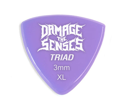 Acrylic Pick - Triad 3mm (Lavender) Damage The Senses