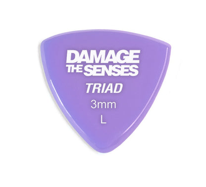 Acrylic Pick - Triad 3mm (Lavender) Damage The Senses