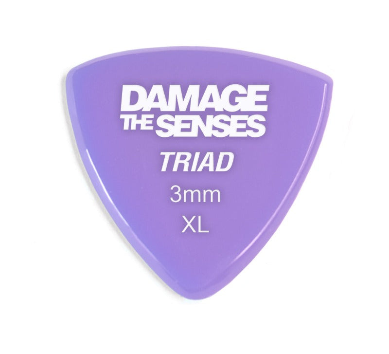 Acrylic Pick - Triad 3mm (Lavender) Damage The Senses