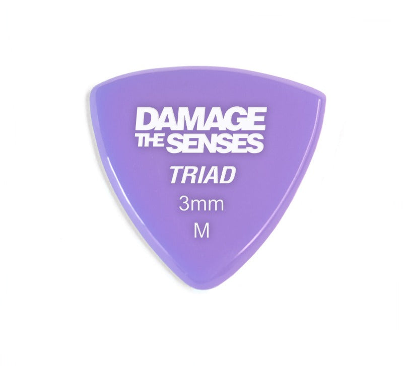 Acrylic Pick - Triad 3mm (Lavender) Damage The Senses