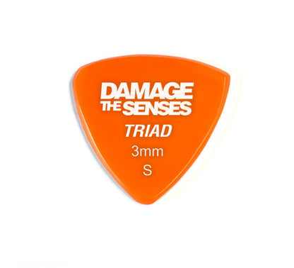 Acrylic Pick - Triad 3mm (Orange) Damage The Senses