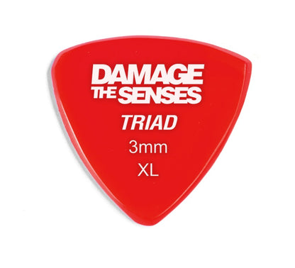 Acrylic Pick - Triad 3mm (Red) Damage The Senses