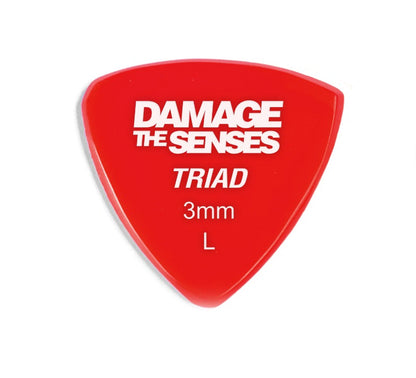 Acrylic Pick - Triad 3mm (Red) Damage The Senses