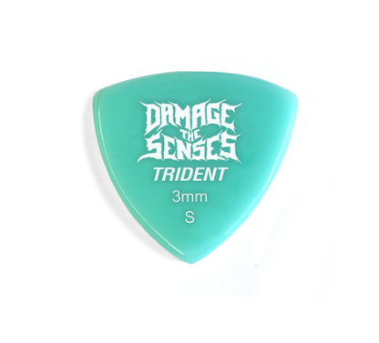 Acrylic Pick - Trident 3mm (Aqua) Damage The Senses