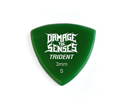 Acrylic Pick - Trident 3mm (Green) Damage The Senses