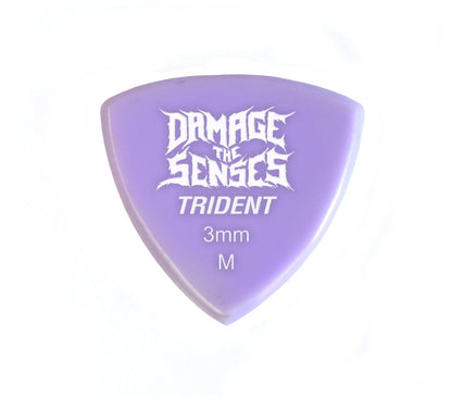 Acrylic Pick - Trident 3mm (Lavender) Damage The Senses