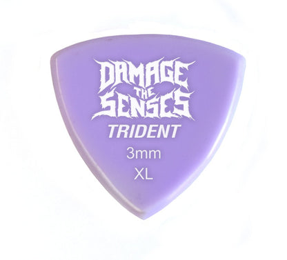 Acrylic Pick - Trident 3mm (Lavender) Damage The Senses