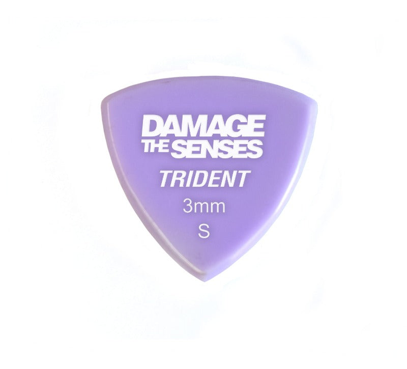 Acrylic Pick - Trident 3mm (Lavender) Damage The Senses