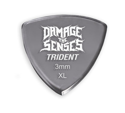 Acrylic Pick - Trident 3mm (Smokey Purple) Damage The Senses