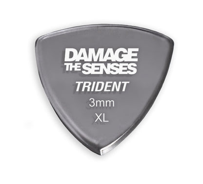 Acrylic Pick - Trident 3mm (Smokey Purple) Damage The Senses