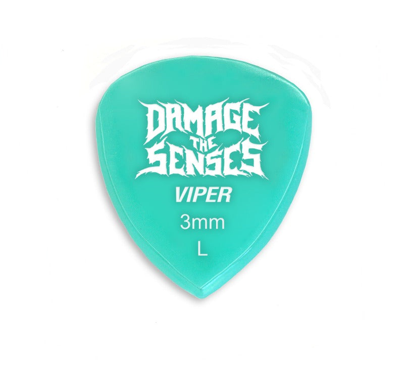 Acrylic Pick - Viper 3mm (Aqua) Damage The Senses