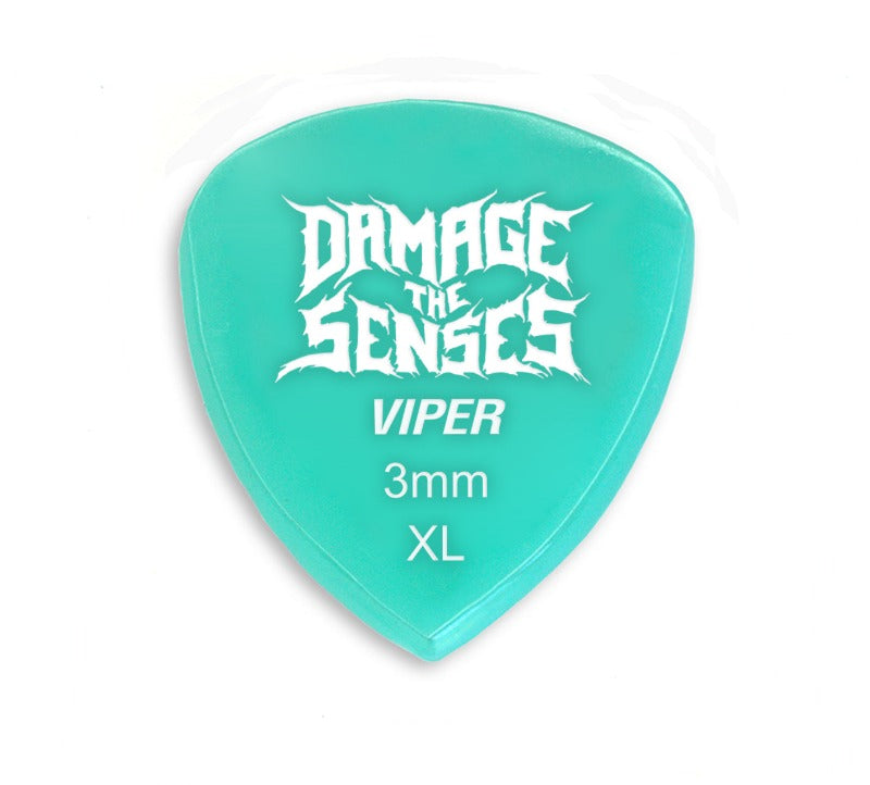 Acrylic Pick - Viper 3mm (Aqua) Damage The Senses