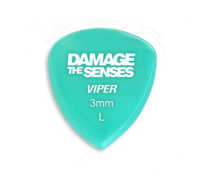 Acrylic Pick - Viper 3mm (Aqua) Damage The Senses