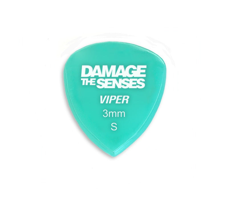 Acrylic Pick - Viper 3mm (Aqua) Damage The Senses