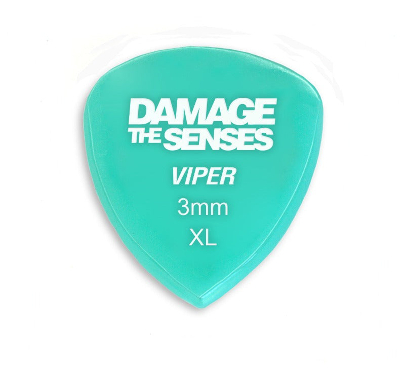 Acrylic Pick - Viper 3mm (Aqua) Damage The Senses