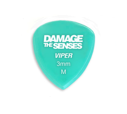 Acrylic Pick - Viper 3mm (Aqua) Damage The Senses