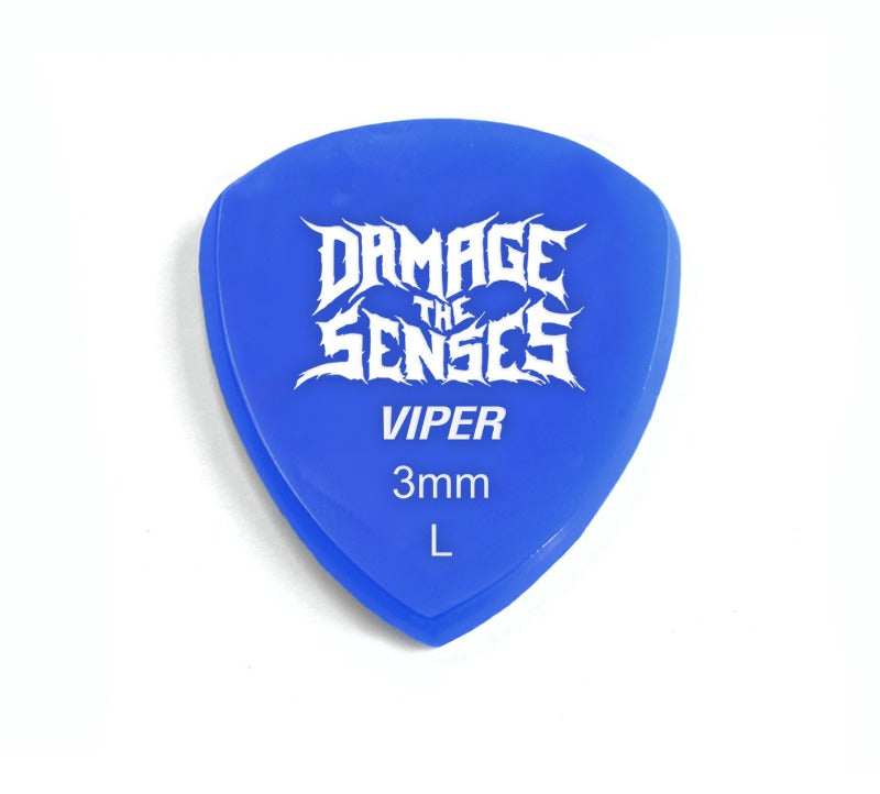 Acrylic Pick - Viper 3mm (Blue) Damage The Senses