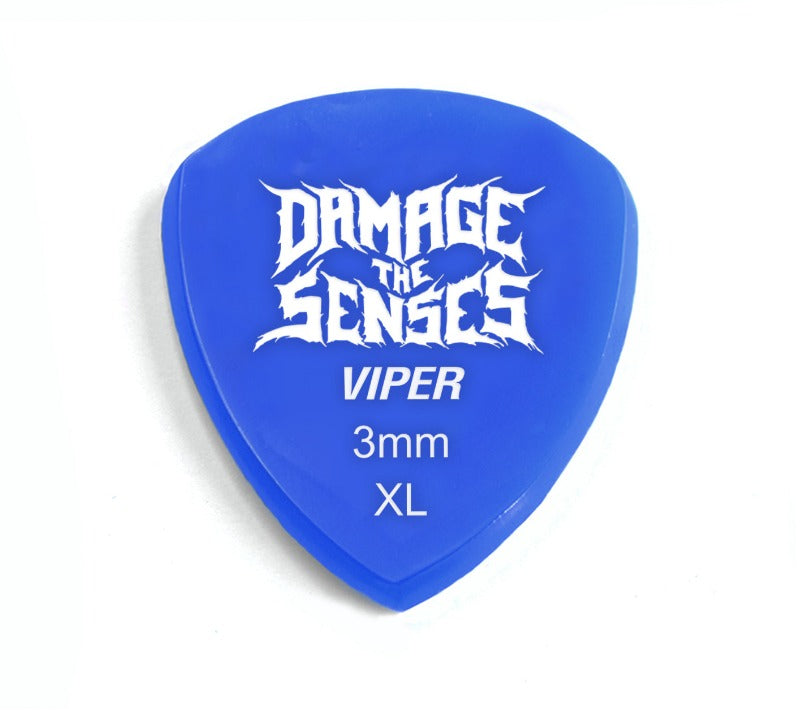 Acrylic Pick - Viper 3mm (Blue) Damage The Senses