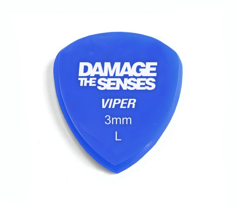 Acrylic Pick - Viper 3mm (Blue) Damage The Senses