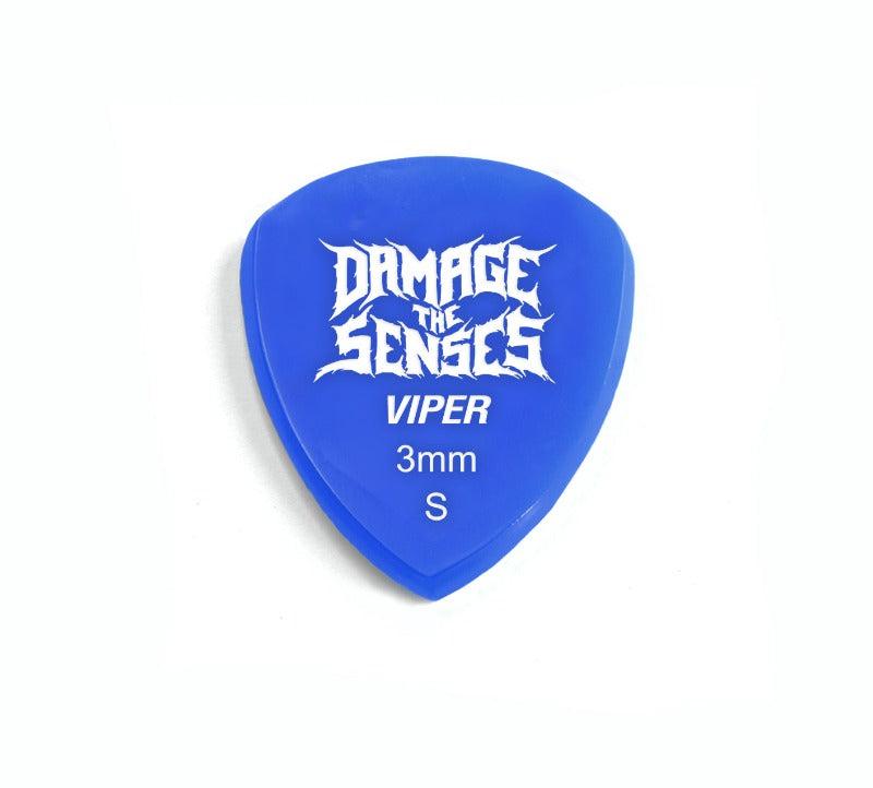 Acrylic Pick - Viper 3mm (Blue) Damage The Senses