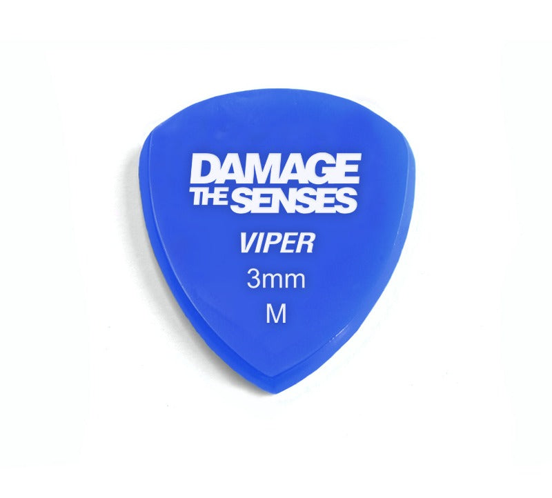 Acrylic Pick - Viper 3mm (Blue) Damage The Senses