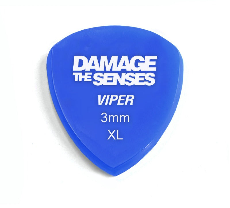 Acrylic Pick - Viper 3mm (Blue) Damage The Senses