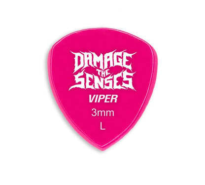 Acrylic Pick - Viper 3mm (Fuschia) Damage The Senses