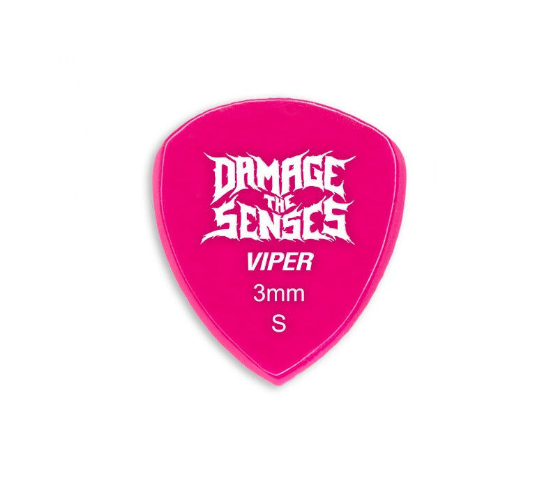 Acrylic Pick - Viper 3mm (Fuschia) Damage The Senses