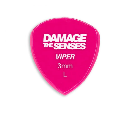 Acrylic Pick - Viper 3mm (Fuschia) Damage The Senses